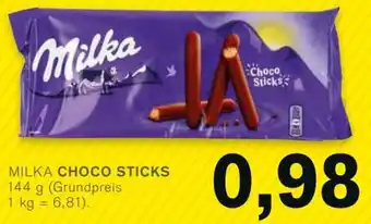 KODi Milka Choco Sticks 144 g Angebot