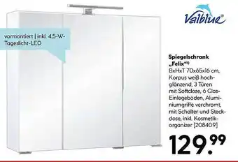 Hellweg Valblue spiegelschrank „felix“ Angebot