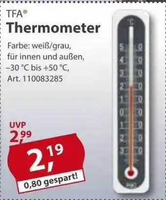 Sonderpreis Baumarkt Tfa thermometer Angebot