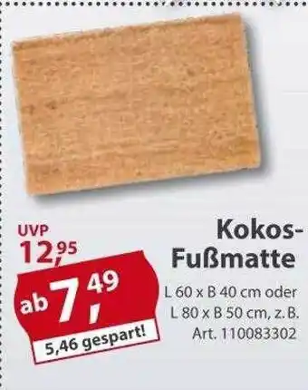 Sonderpreis Baumarkt Kokos-fußmatte Angebot