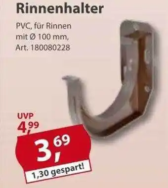 Sonderpreis Baumarkt Rinnenhalter Angebot