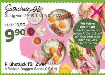 Mömax Frühstück für zwei Angebot