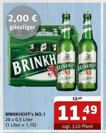 Getränke Quelle Brinkhoff's no. 1 Angebot