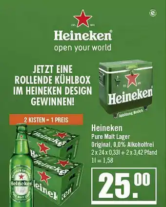 Zisch Heineken pure malt lager Angebot