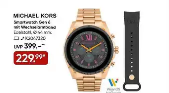 Galeria Michael kors smartwatch gen 6 mit wechselarmband Angebot