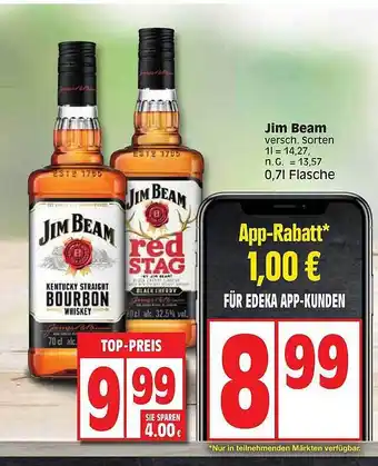 Edeka Jim beam Angebot