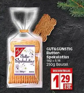 Elli Markt Gut & günstig butter-spekulatius Angebot