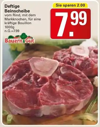 WEZ Bauern Gut Deftige Beinscheibe 1000g Angebot