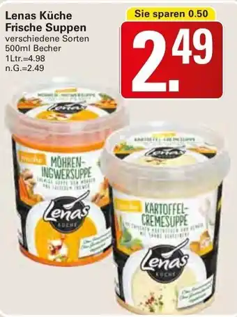 WEZ Lenas Küche Frische Suppen 500ml Becher Angebot