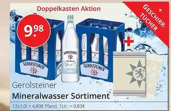 Sagasser Gerolsteiner mineralwasser sortiment Angebot