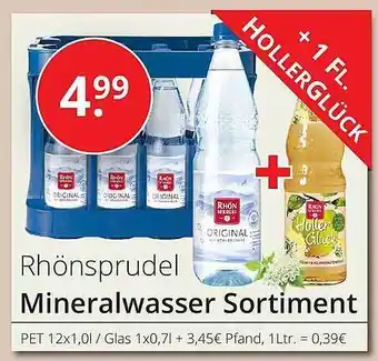 Sagasser Rhönsprudel mineralwasser sortiment Angebot