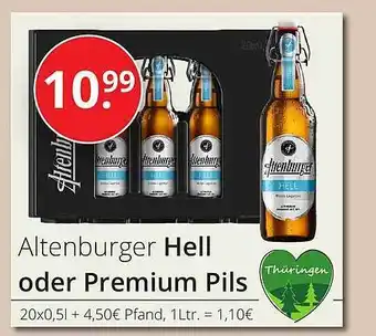 Sagasser Altenburger hell oder premium pils Angebot