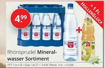 Sagasser Rhönsprudel mineralwasser sortiment Angebot