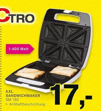 KODi Xxl sandwichmaker tectro Angebot