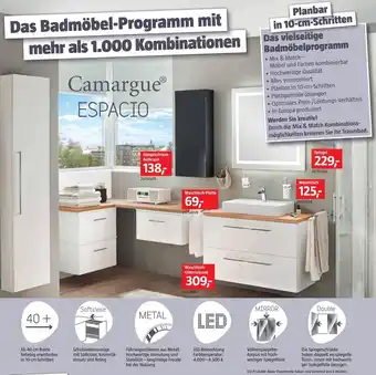 Bauhaus Camargue badmöbelprogramm Angebot