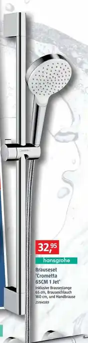 Bauhaus Hansgrohe brauseset 'crometta 65cm 1 jet' Angebot