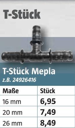 Bauhaus Geberit t-stück mepla Angebot