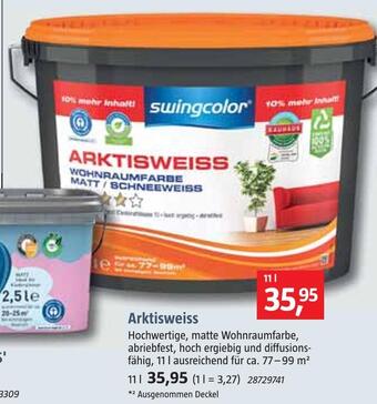 Bauhaus Swingcolor arktisweiss Angebot