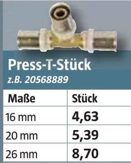 Bauhaus Press-t-stück Angebot