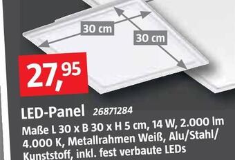 Bauhaus Led-panel Angebot