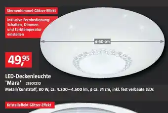 Bauhaus Led-deckenleuchte 'mara' Angebot