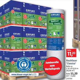 Bauhaus Erfurt rauhfaser 'classico' Angebot