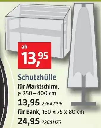 Bauhaus Schutzhülle Angebot