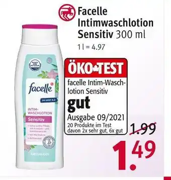 Rossmann Facelle intimwaschlotion Angebot