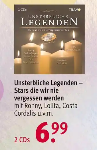 Rossmann Unsterbliche legenden – stars die wir nie vergessen werden Angebot