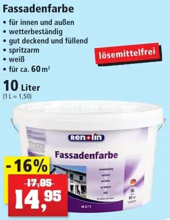 Thomas Philipps Fassadenfarbe 10 Liter Angebot