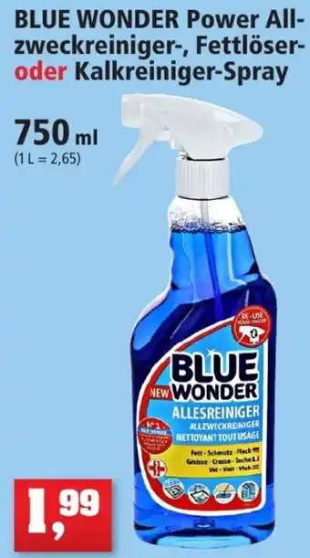 Thomas Philipps Blue Wonder Power Allzweckreiniger, Fettlöser oder Kalkreiniger Spray 750 ml Angebot