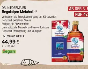 Vitalia Dr. Niedermaier Regulatpro Metabolic 350ml Angebot