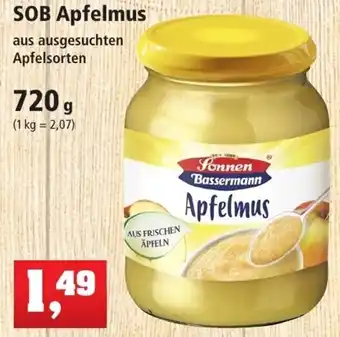 Thomas Philipps Sonnen Bassermann Apfelmus 720 g Angebot