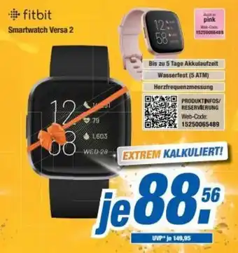 Expert Bening Fitbit Smartwatch Versa 2 Angebot