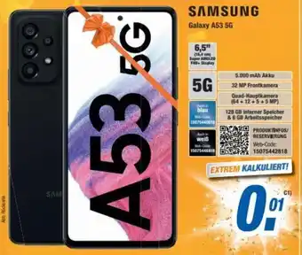 Expert Bening Samsung Galaxy A53 5G Angebot