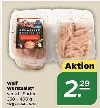 NETTO Wolf Wurstsalat Angebot