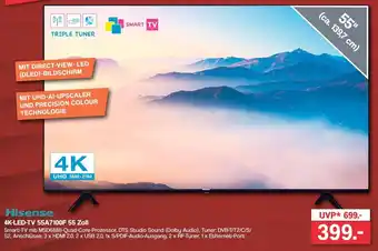 Famila Nord West Hisense 4K LED TV 55A7100F 55 Zoll Angebot