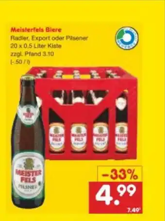 Netto Marken-Discount Meisterfels biere Angebot