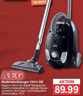 Famila Nord West AEG Bodenstaubsauger VX4-1-EB Angebot