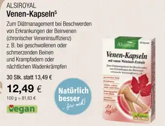 Vitalia Alsiroyal Venen Kapseln Angebot