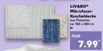 Kaufland Liv&bo mikrofaser-kuscheldecke Angebot