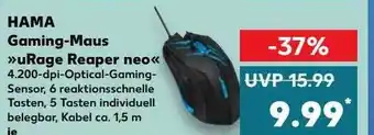 Kaufland Hama gaming-maus „urage reaper neo“ Angebot