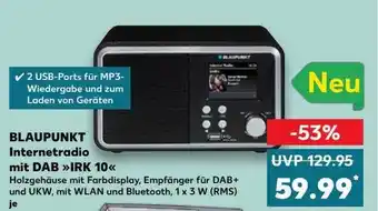 Kaufland Blaupunkt internetradio mit dab „irk 10“ Angebot