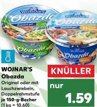 Kaufland Wojnar's obazda Angebot