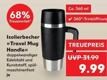 Kaufland Isolierbecher „travel mug handle“ Angebot