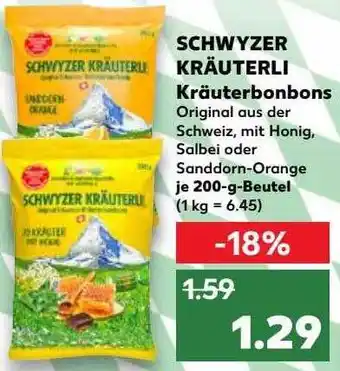 Kaufland Schwyzer kräuterli kräuterbonbons Angebot