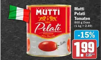 AEZ Mutti pelati tomaten Angebot