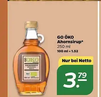 NETTO Go Öko Ahornsirup Angebot