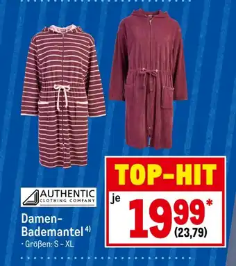 METRO Authentic Clothing Company Damen Bademantel Angebot