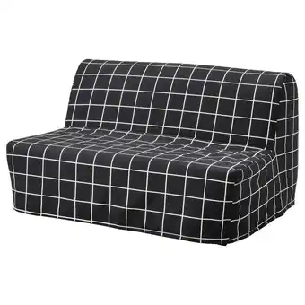 IKEA Lycksele bezug 2er-bettsofa lillsele weiß/schwarz Angebot